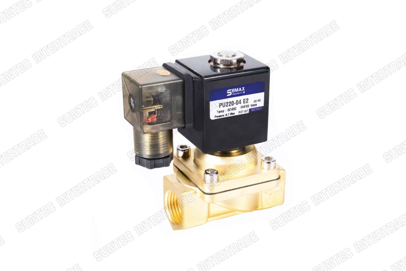  โซลินอยด์วาล์ว ทองเหลือง 2/2 วาล์ว 5404 VALVE 2W 2KW SOLENOID VALVE SEMAX AIRTAC 