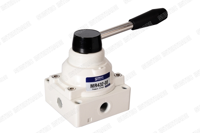 4HV 4HVL HAND MR432 SEMAX วาล์วมือหมุน โซลินอยวาล์ว ROTARY VALVE วาล์วมือโยก