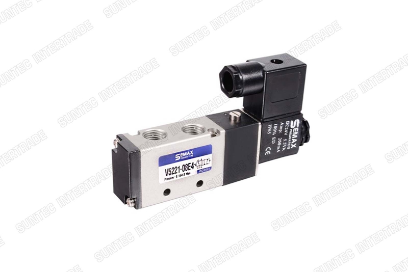 VALVE 4V210 4V110 4V310 SOLENOID VALVE โซลินอยด์วาล์ว SEMAX 5/2