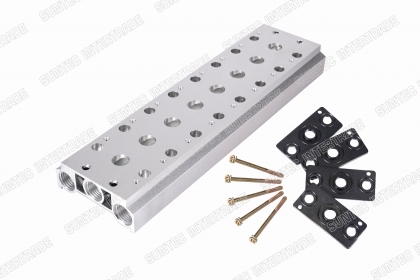 Valve Accessories แมนิโฟล์ด ฐานตั้งวาล์วชนิดต่างๆ SOLENOID VALVE MANIFOLD ฐานตั้งวาล์ว แมนิโฟล์ด 100M 200M 300M โซลินอยด์วาล์ว นิวเมติกส์ SEMAX 